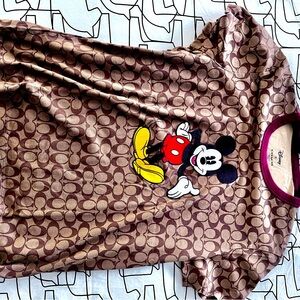 Disney X Coach Signature Mickey Mouse T Shirt